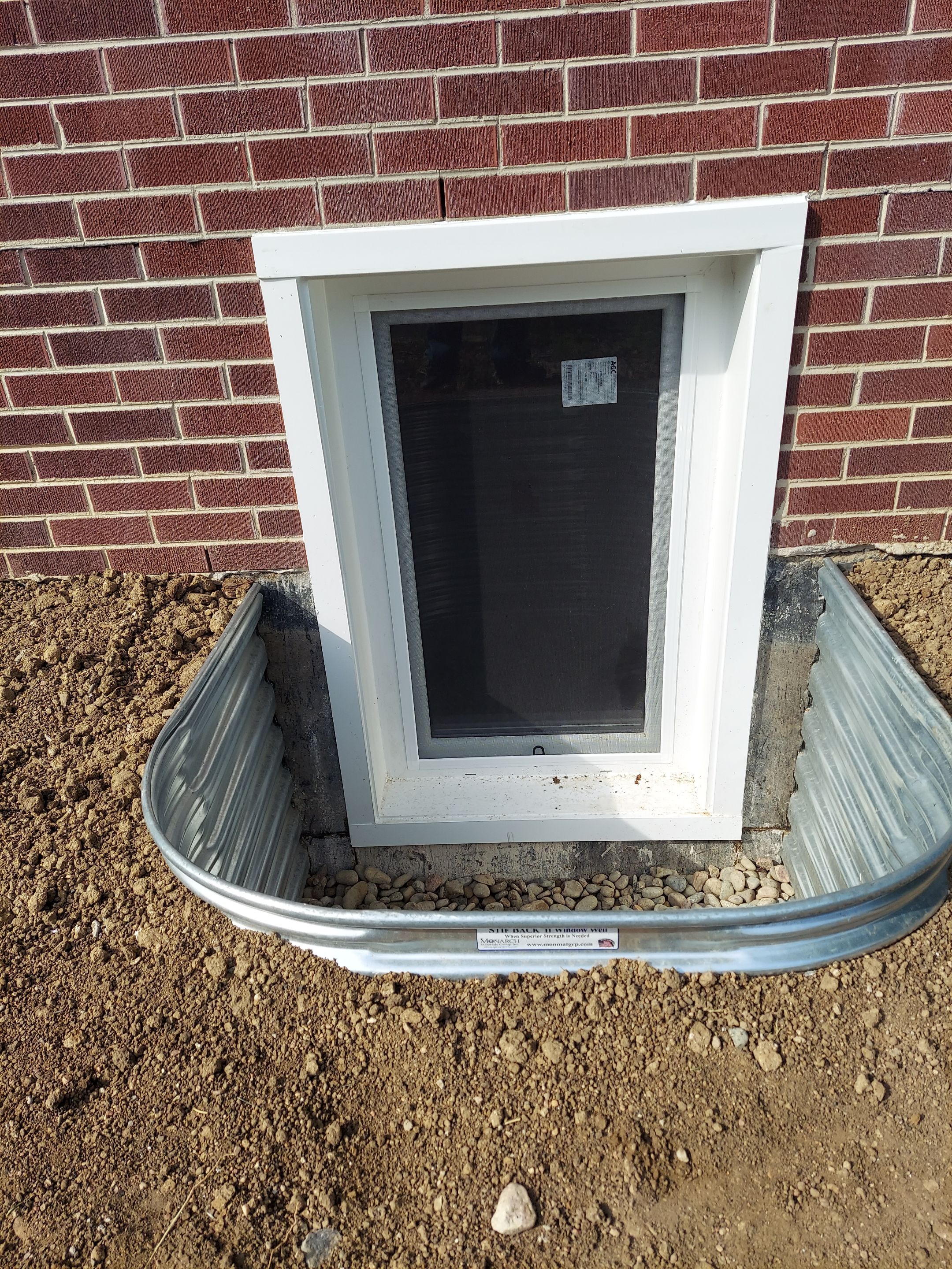 Egress window installation